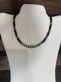 14” Sterling Turquoise Lava stone