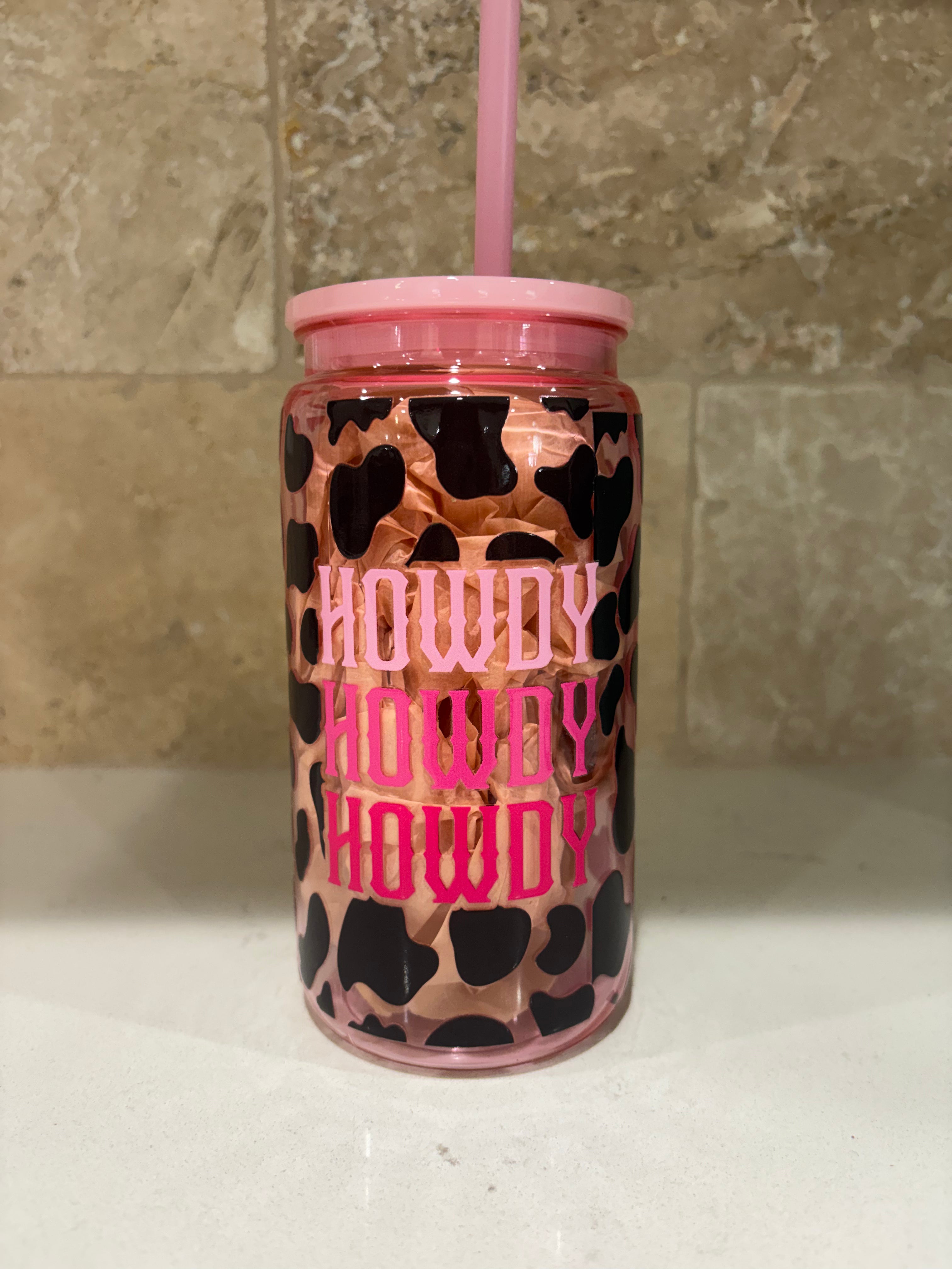 Howdy Cow-print Cup