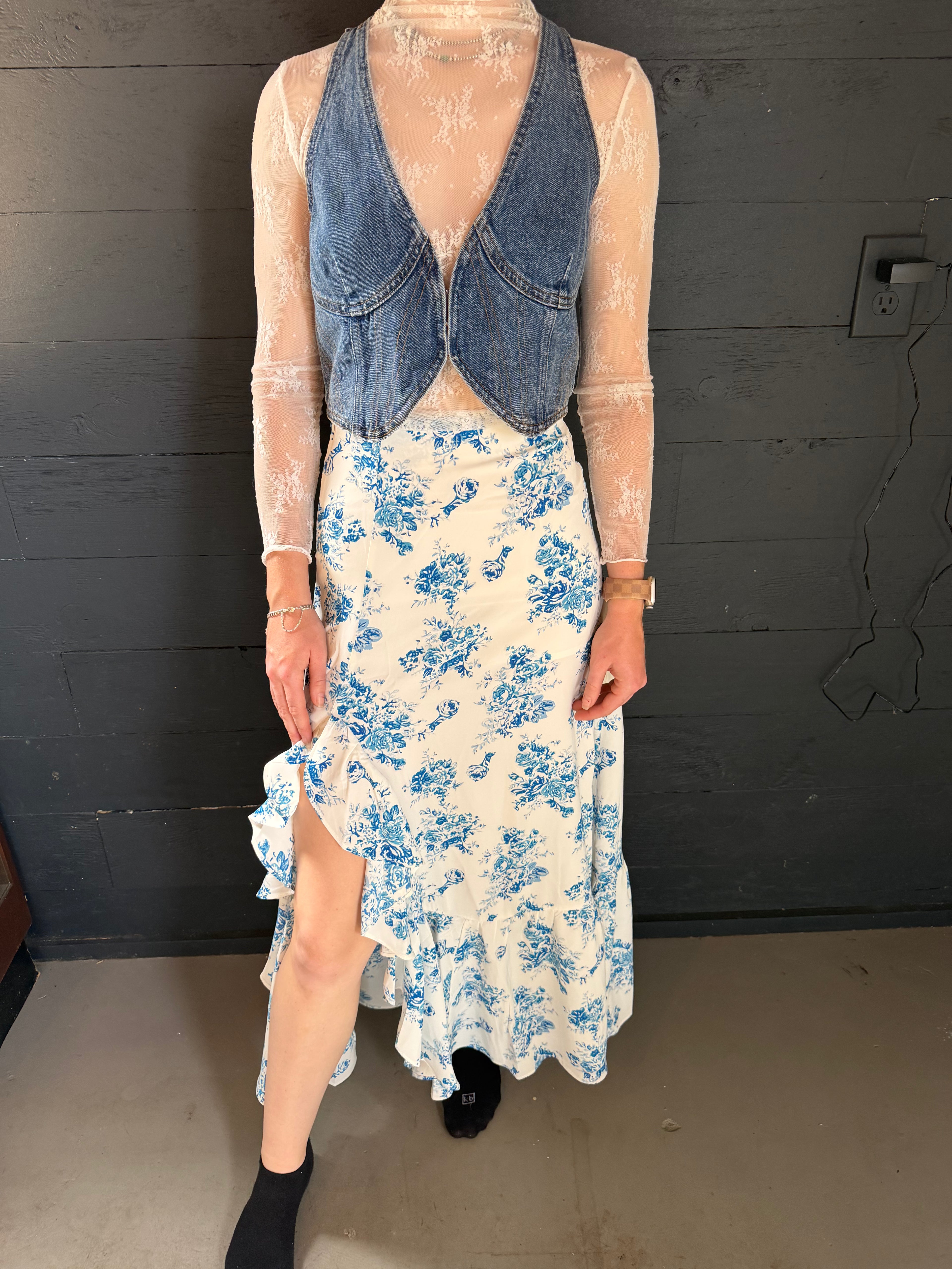 Mary Jane Denim Vest