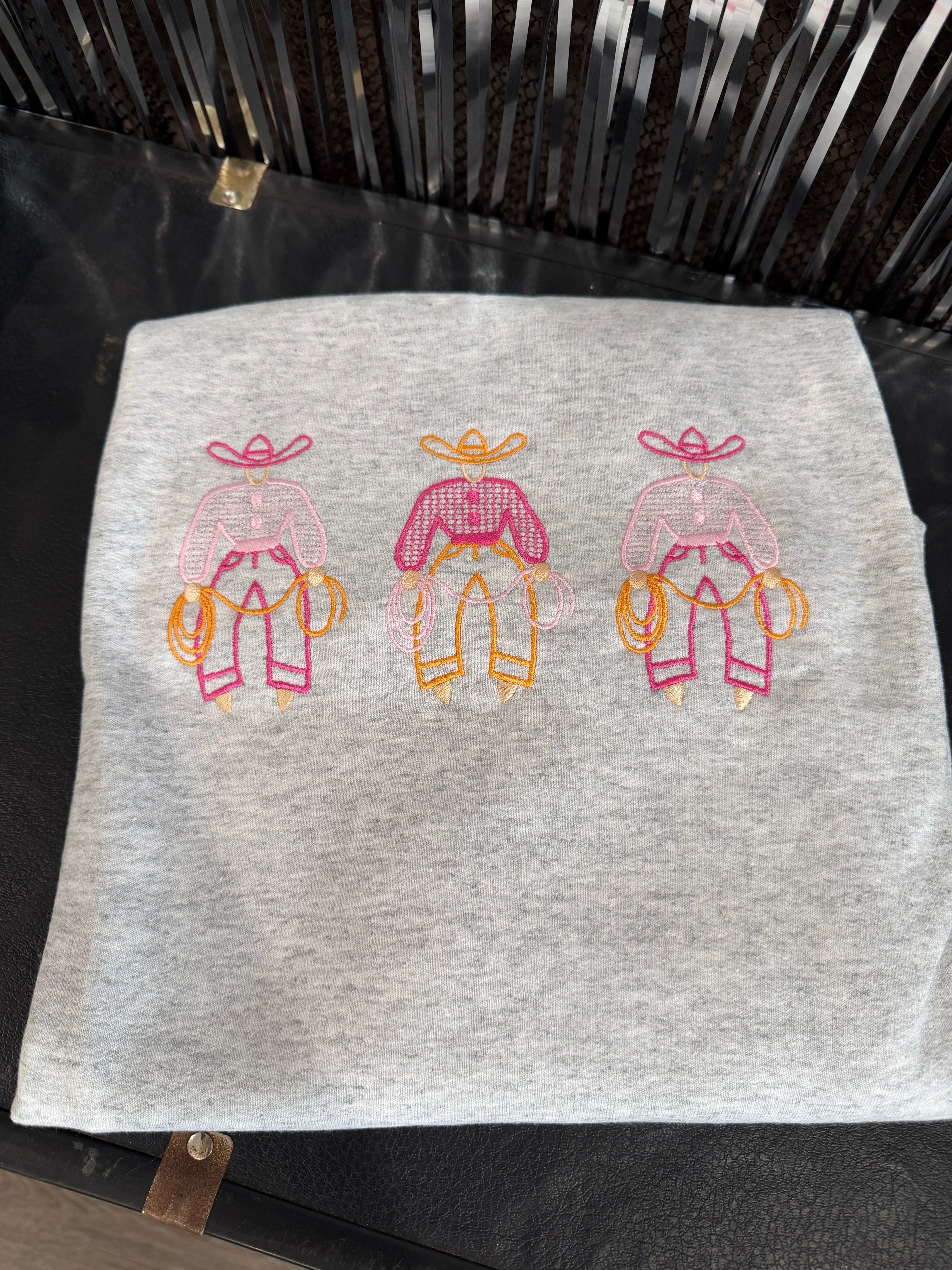 Fancy Pants Embroidered Sweatshirt