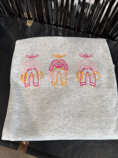 Fancy Pants Embroidered Sweatshirt