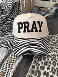 Zebra Pray Trucker Hat