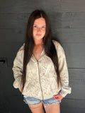 Camo Zip Up Hoodie