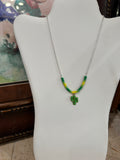 Cactus Charm Beaded Necklace