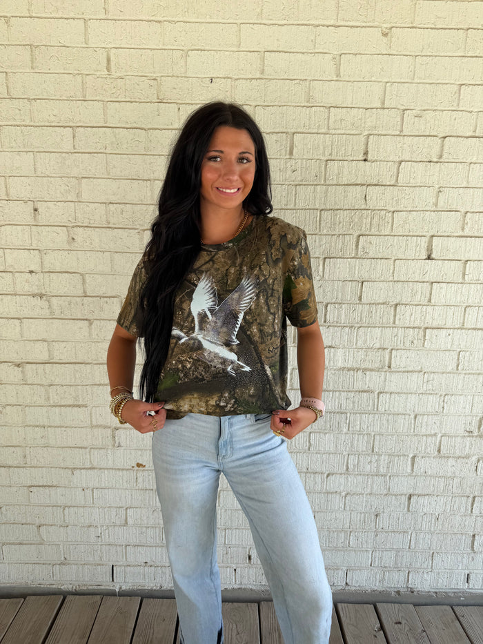 Camo Mallard Graphic Tee