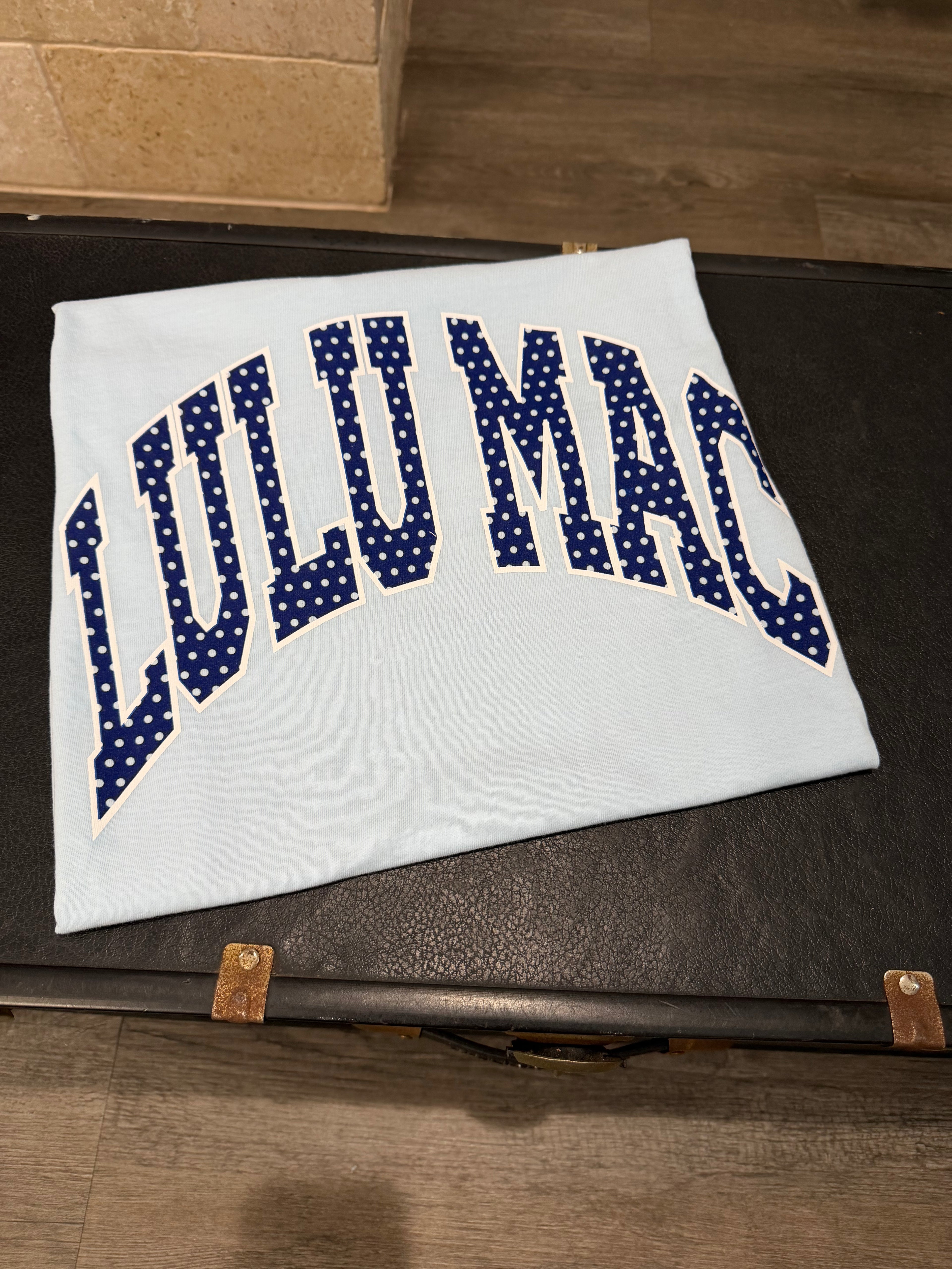LULU MAC Polka Dot Comfort Colors Tee