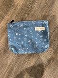 Denim Travel Pouch (hearts)