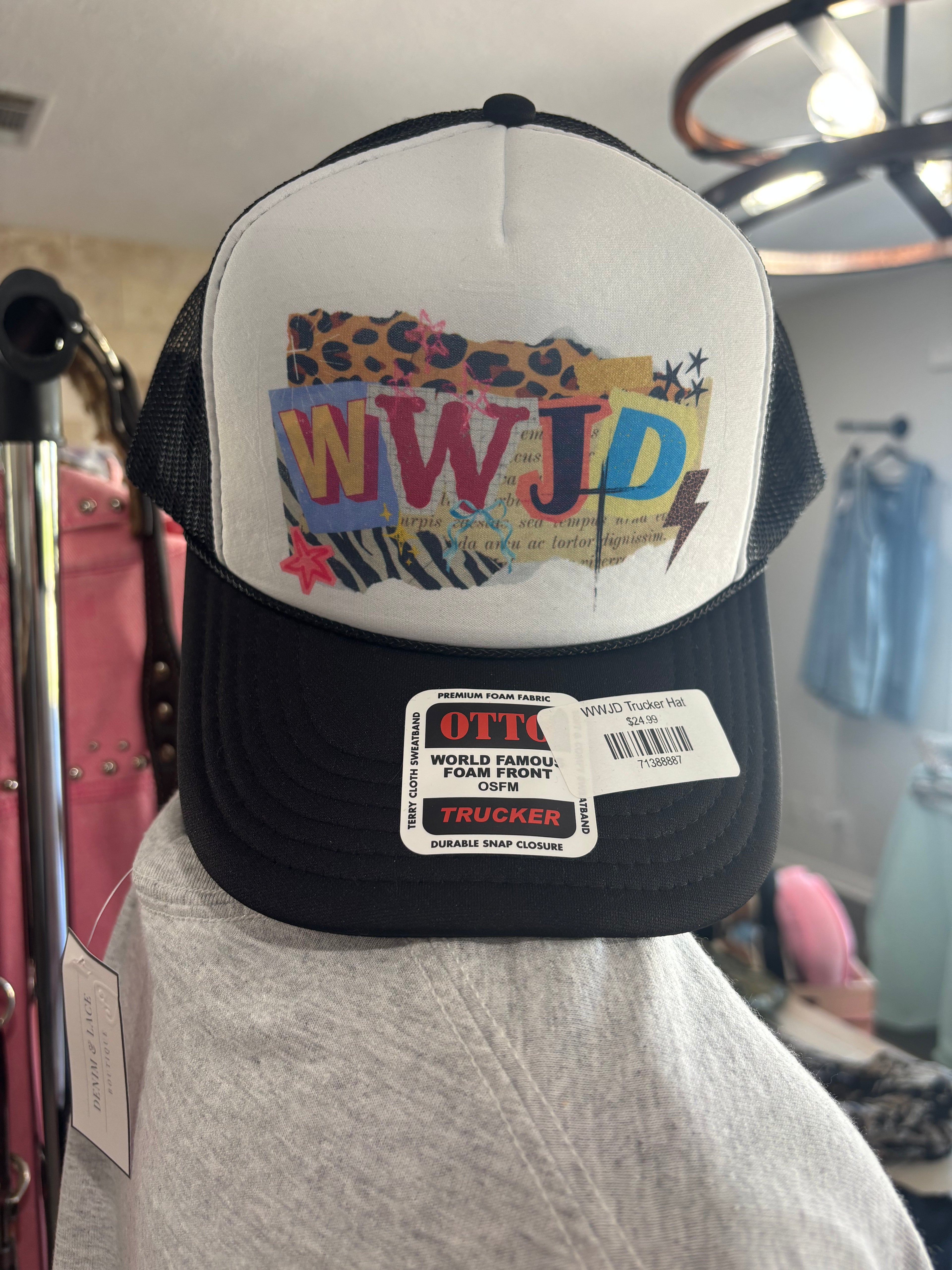 WWJD Trucker Hat