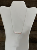 Heart Shell Bar Necklace